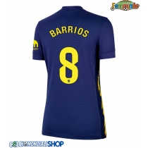 Maglie da calcio Atletico Madrid Pablo Barrios #8 Seconda Maglia Femminile 2025-26 Manica Corta